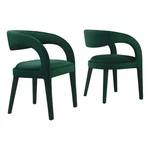 Modway Pinnacle 20" Upholstered Fabric Dining Chair Green (set Of 2) New. Price: $381.21.