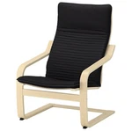Ikea Poang Armchair, Birch Veneer/knisa Black 793.059.27 - New. Price: $145.00.