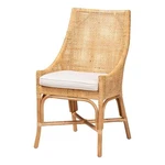Baxton Studio Bella Modern Bohemian Natural Brown Rattan Dining Chair New. Price: $267.87.