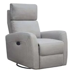 Pemberly Row Fabric Triple Power Swivel Glider And Recliner Fog Gray New. Price: $833.67.
