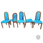 Set Of 5 Vintage Mcm Skovby Belfabrik Solid Teak Dining Chairs Denmark 1960'S Used. Price: $816.00.