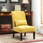 Roundhill Furniture Yellow Pisano Chenille Fabric Armless Contemporary Accent... New. Price: $138.90.