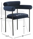 Safavieh Jaslene Curved Back Dining Chair, Reduced Price 2172767639 SFV4791E Open. Price: $208.00.