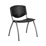 Flash Furniture Stacking Chairs RUT-F01A-BK-GG New. Price: $69.99.