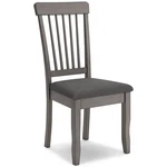Signature Design By Ashley Shullden Upholstered Dining Side Chair Set (2), Gray, New. Price: $146.13.
