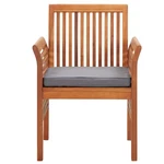 Set Of Garden Dining Chairs With Cushions Solid Acacia Wood Vidaxl New. Price: $126.99.