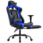 Bestoffice Ergonomic Gaming Chair Blue Reclining Computer Lumbar Support New. Price: $160.26.