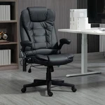 Homcom High-back Vibration Massage Chair, Heating Office Black New. Price: $132.99.