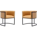 Manhattan Comfort Cosmopolitan Faux Leather Dining Chair Brown (set Of 2) New. Price: $810.76.