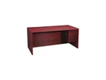 10500 "l" Workstation Right 3/4-HEIGHT Pedestal Desk, 66 X 30 29-1/2, Maho New. Price: $1032.00.