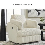 Signature Design By Ashley Tie-breaker Ivory Swivel Glider Recliner New. Price: $674.94.