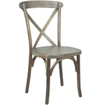 Flash Advantage Medium Wood Grain Chair White X-back-medwht New. Price: $154.99.