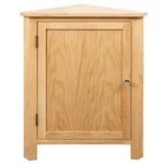 Solid Wood Oak Corner Cabinet Space Saving Storage 23.2" Hallway Shelf Vidaxl New. Price: $244.99.