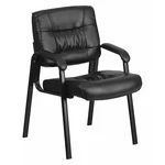 Flash Furniture BT-1404-GG Contemporary Side Reception Chair, Black Seat, New. Price: $140.99.