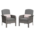 Garveehome Outdoor Wicker Chairs Set Of 2, All-weather High Back Rattan Patio... New. Price: $289.76.