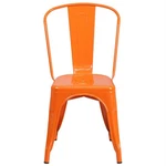 Flash Furniture Metal Stackable Dining Side Chair Orange New. Price: $113.99.