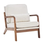 Dumos Accent Chair Mid Century Modern With Arms And Waist Cushion, Read... New. Price: $149.28.
