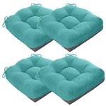 Magic Elephant Dining Chair Cushions Set Of 4 Memory Foam Non-slip Aqua Green 15 New. Price: $60.99.