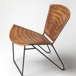Butler Specialty Accent Seating Chair Brown Leather New. Price: $152.01.