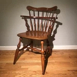 Vintage Mid Century Ethan Allen Baumritter Heirloom Comb Chair Colonial Windsor Used. Price: $125.00.