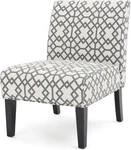Christopher Knight Home Kassi Fabric Accent Chair, Grey Geometric Patterned New. Price: $190.99.