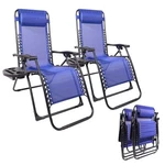 Yangming Galion Reclining Zero Gravity Chair (set Of 2), Dark Blue Pcs New. Price: $142.39.