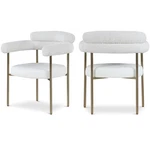 Meridian Furniture Blake Cream Dining Chair (set Of 2) New. Price: $485.30.