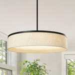 Boho Drum Pendant Light Fabric Led Chandelier Fixture W/ Adjustable Swivel Joint New. Price: $118.99.