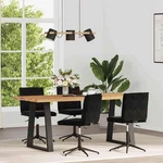Dining Chairs 4 Pcs Black Velvet New. Price: $405.85.