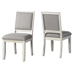 Steve Silver Canova Weathered White Wood Parsons Chair (set Of 2) New. Price: $223.98.