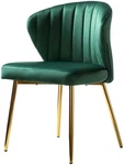 Jayden Green Accent Chair For Small Space Vanity Bedroom Living Velvet FLE69 New. Price: $97.49.