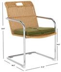 Safavieh Malou Rattan Dining Chair, Reduced Price 2172756657 DCH1100A Open. Price: $147.00.