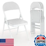 Vecelo Padded Folding Chairs 4 Pack Comfortable Cushioned Seat Backrest Steel New. Price: $152.93.