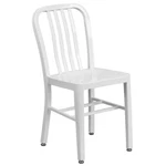 Flash Furniture Commercial Grade White Metal Chair CH-61200-18-WH-GG New. Price: $119.99.