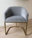 Restoration Hardware Emery Barrelback Slope Arm Dining Chairs Set Of 6 8 New. Price: $1200.00.