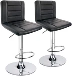 Taburetes Modernos Sillas Para Barra Cocina Negro 2 Pcs New. Price: $260.45.
