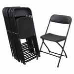 Techtongda 10PCS Commercial Black Plastic Folding Stackable Chairs For Picnic New. Price: $343.17.