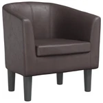 Tub Accent Barrel Club Armchair For Living Room Faux Leather Vidaxl New. Price: $155.99.