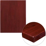 Flash Furniture 24" X 30" Mahogany Resin Table Top, 2" Edge TP-MAH-2430-GG New. Price: $114.99.
