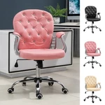 Vinsetto Vanity Office Chair Tufted Backrest Swivel Rolling Height Adjustable New. Price: $104.99.