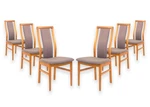 Set Of 6 Schou Anderson Vintage Danish Teak Mid Century Modern Dining Chairs Used. Price: $2400.00.