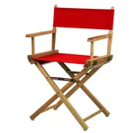 Casual Home Directors Chair Natural Frame/red CANVAS18 - Classic Height New. Price: $87.70.