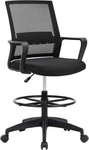 Drafting Chair Tall Office Adjustable Height With Lumbar Support Arms Foot New. Price: $70.90.