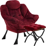 Lazy With Folding Ottoman,leisure Sofa Chair,soft Fabric Armchair New. Price: $233.99.