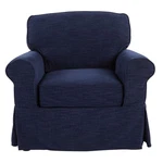 Osp Home Furnishings Ashton Chair With Navy Blue Fabric Slip Cover New. Price: $523.99.
