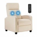 Bestmassage Recliner Chair 2 Point Lumbar Support Beige New. Price: $179.99.