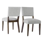 Homepop 20.5" Traditional Fabric Dining Chair Gray (set Of 2) New. Price: $230.99.