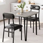 Idealhouse Dining Table Set For 4, Kitchen With Upholstered Chairs Open. Price: $148.92.