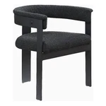Pemberly Row Contemporary Black Boucle Fabric Dining Chair (set Of 2) New. Price: $526.22.