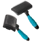 Dog And Cat Grooming Push Button Self Cleaning Pin Retraction Slicker Brush New. Price: $43.89.